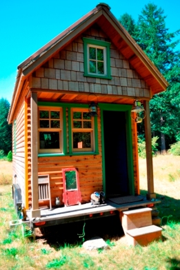 A tiny home in Portland, Oregon. Photo: Wikimedia Commons
